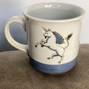 Vintage otagiri unicorn stoneware mug new w tag